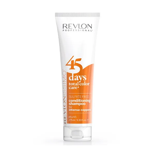Шампунь-кондиционер для окрашенных волос 45 Days Total Color Care Revlon Color, цвет intense coppers
Шампунь-кондиционер для окрашенных волос 45 Days Total Color Care Revlon Color, цвет intense coppers