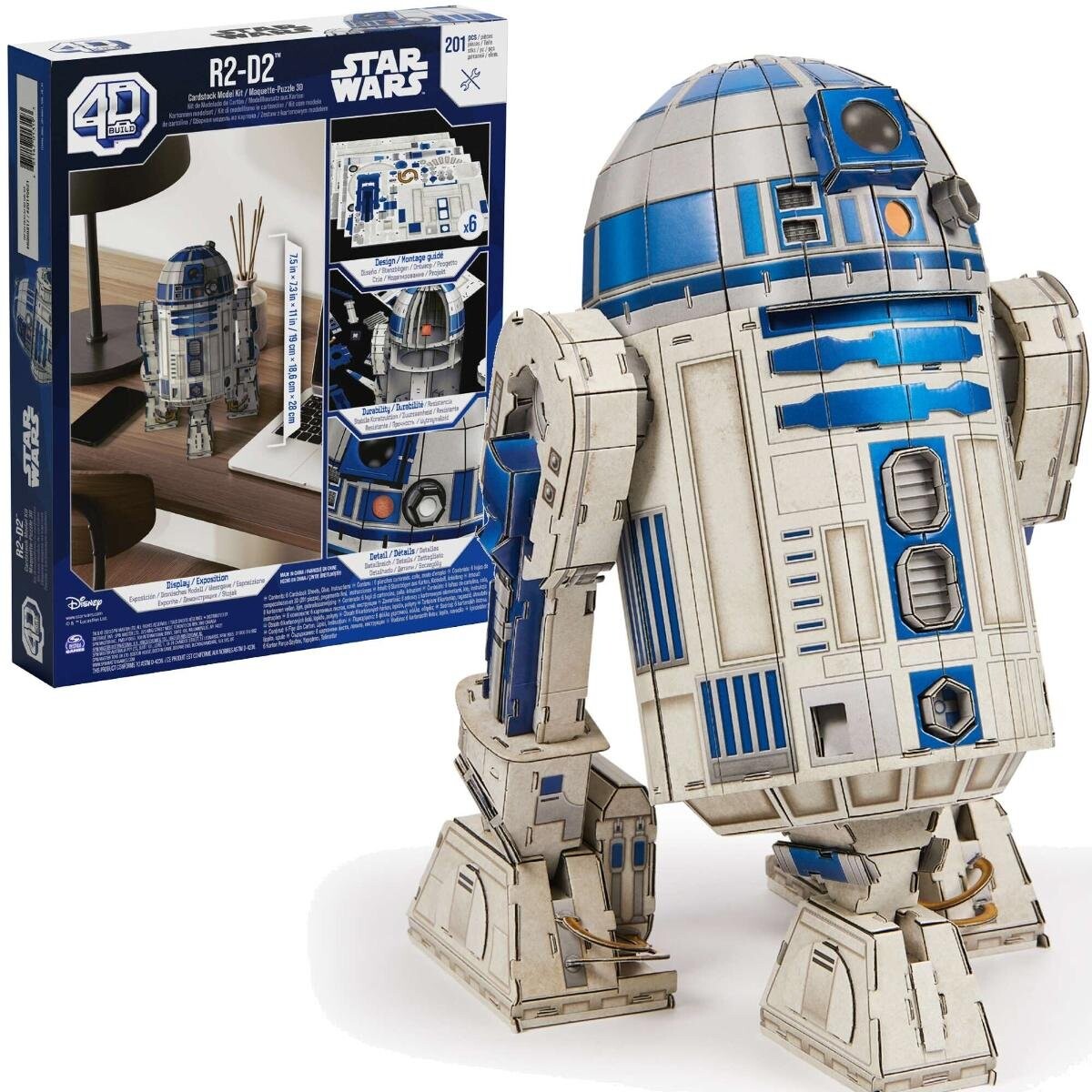 4D-пазл «Звездные войны», «Звездные войны», модель R2-D2, 3D-фигура для сборки Inna marka
4D-пазл «Звездные войны», «Звездные войны», модель R2-D2, 3D-фигура для сборки Inna marka