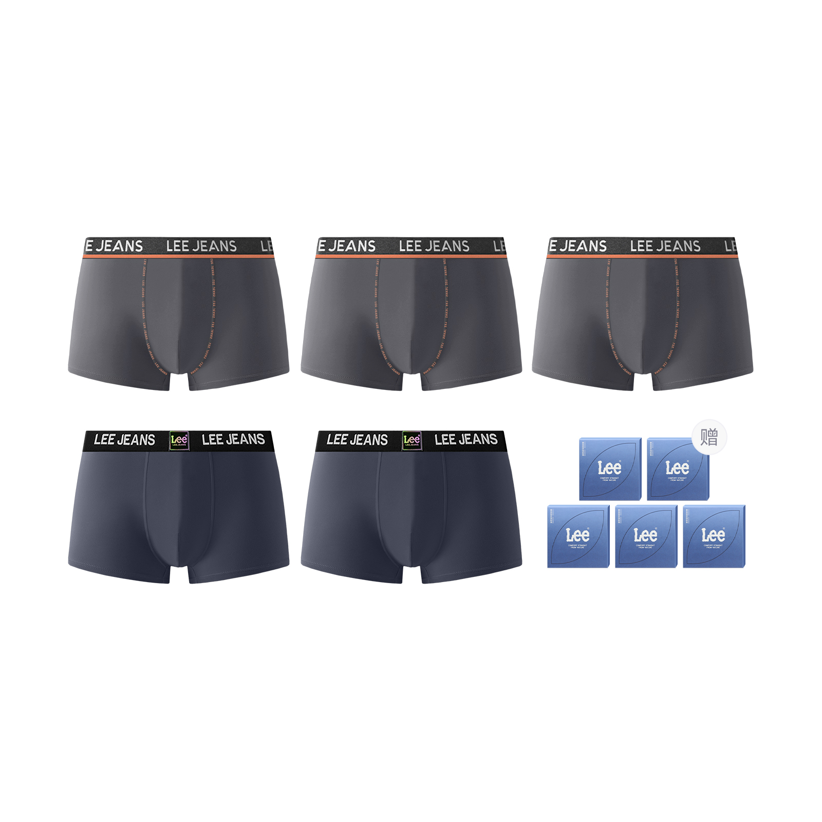 Sunset 3.0 трусы-боксеры для мужчин, 5 штук Lee, темно-серый
Sunset 3.0 трусы-боксеры для мужчин, 5 штук Lee, темно-серый