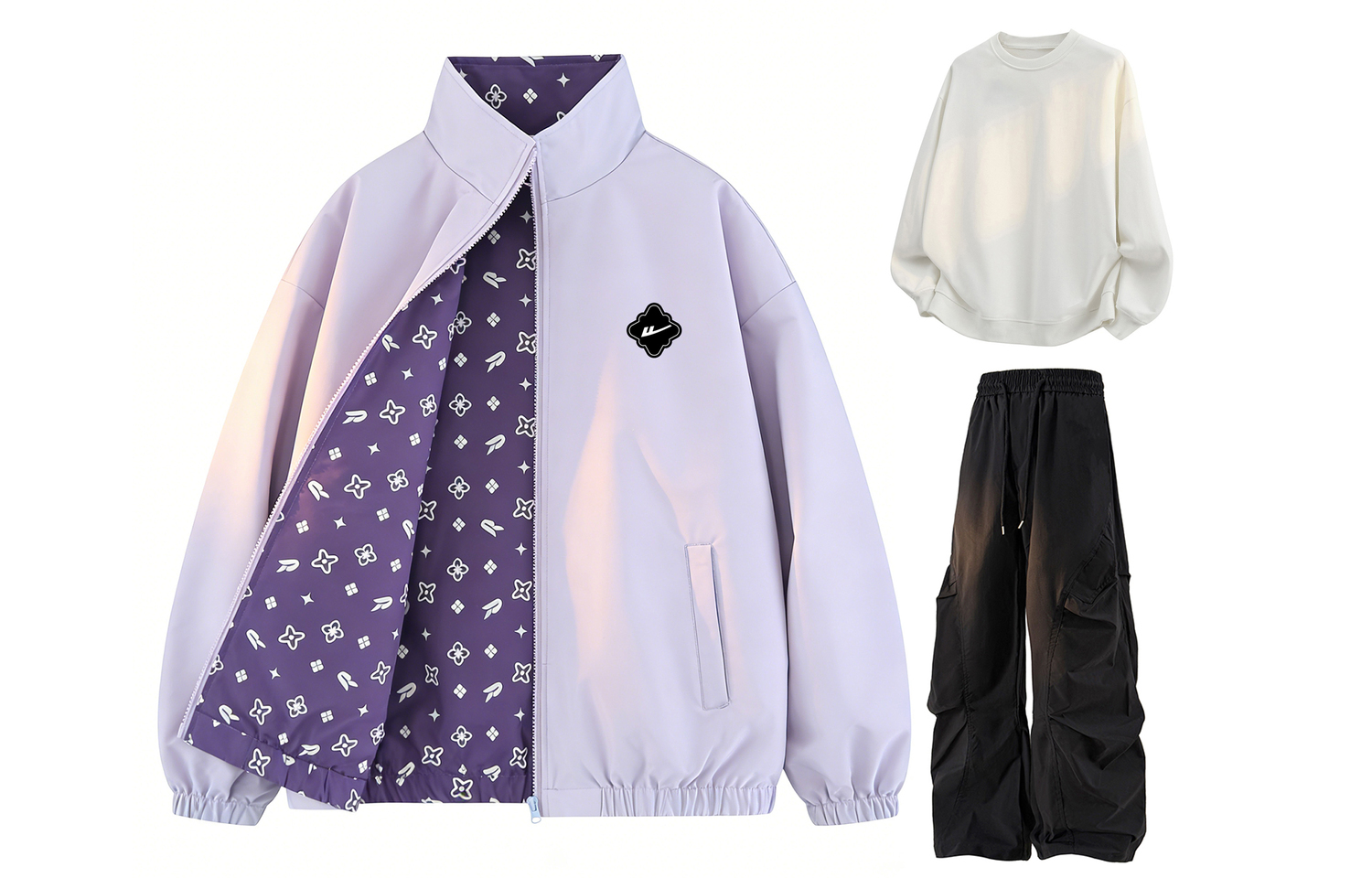 Повседневная спортивная одежда Unisex WARRIOR, розовый фиолетовый+белый+черный (reversible set of 3 diy badge)
Повседневная спортивная одежда Unisex WARRIOR, розовый фиолетовый+белый+черный (reversible set of 3 diy badge)