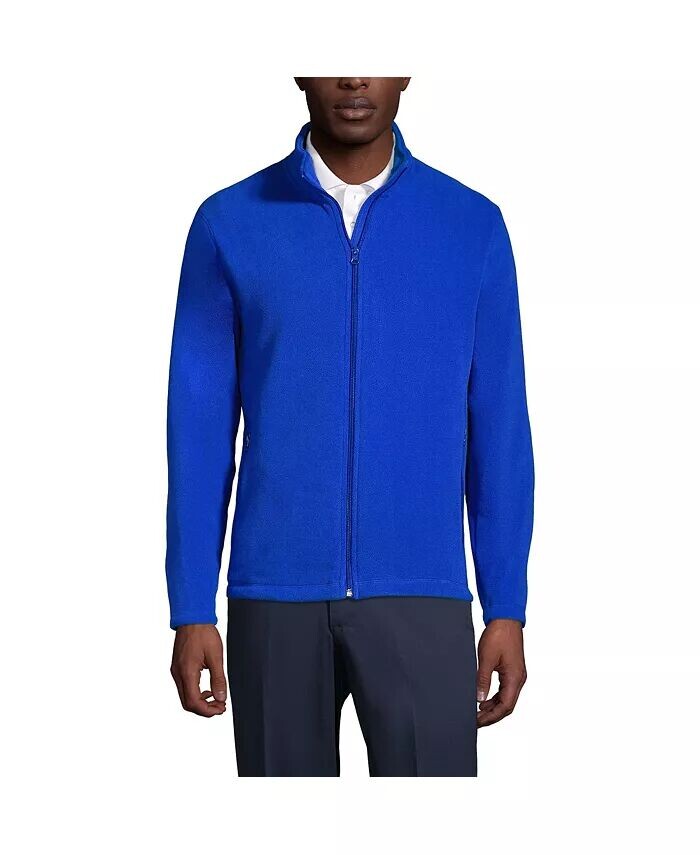 Мужская флисовая куртка средней плотности с застежкой-молнией Lands' End, синий
Мужская флисовая куртка средней плотности с застежкой-молнией Lands' End, синий