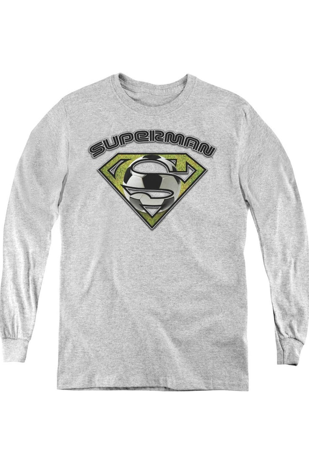Футболка с длинным рукавом для детей "Супермен" с защитой для футбола Gildan, Athletic Heather
Футболка с длинным рукавом для детей "Супермен" с защитой для футбола Gildan, Athletic Heather