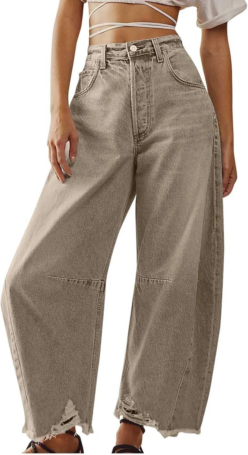 Брюки джинсы Barrel Jeans женские Stretchy Mid Rise Baggy fartey
Брюки джинсы Barrel Jeans женские Stretchy Mid Rise Baggy fartey