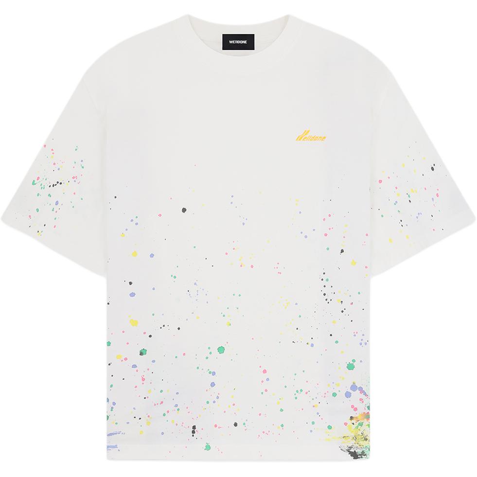 Футболка Cotton с эффектом брызг краски WE11DONE, белый
Футболка Cotton с эффектом брызг краски WE11DONE, белый
