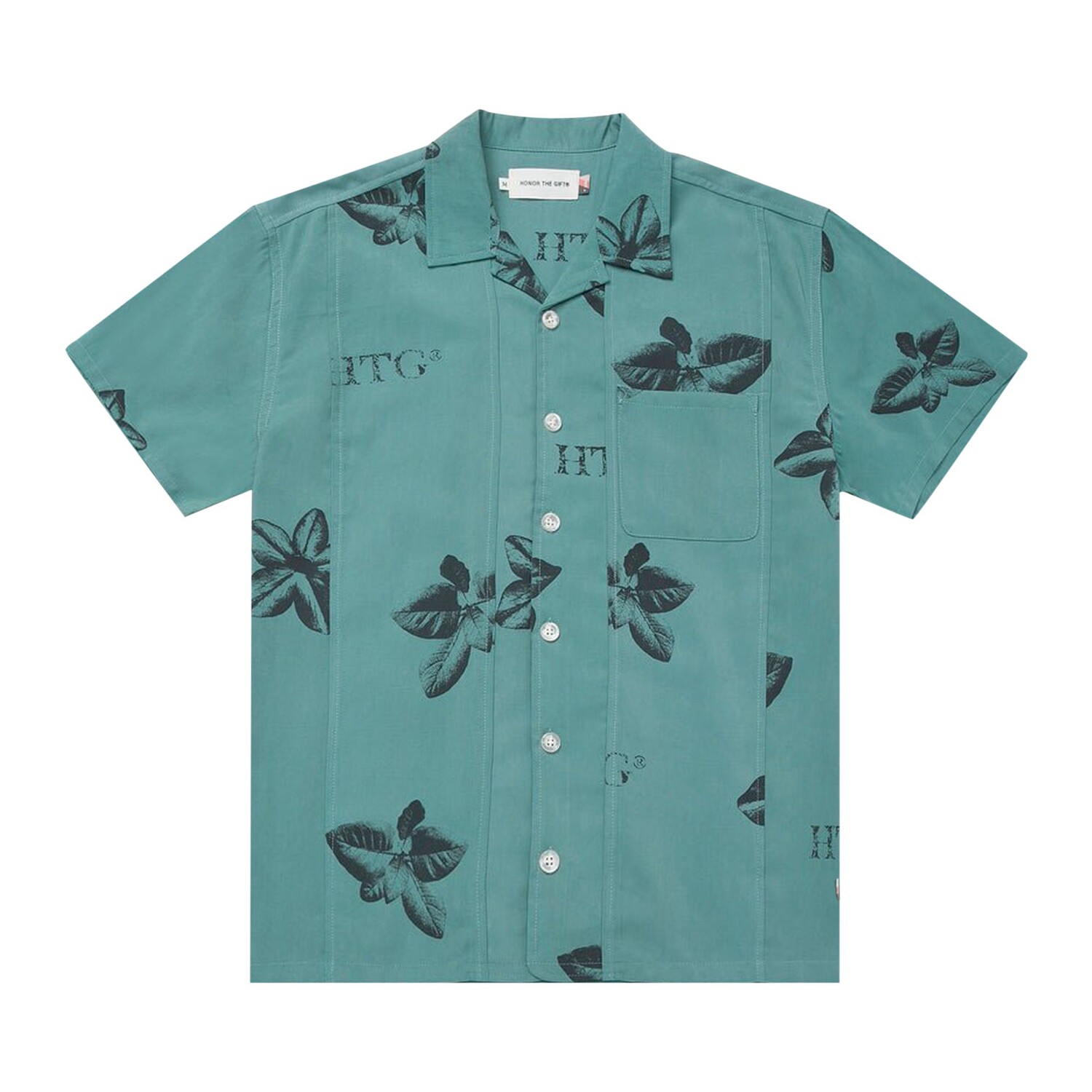 Рубашка на пуговицах Honor The Gift, темно-бирюзовая
Рубашка на пуговицах Honor The Gift, темно-бирюзовая