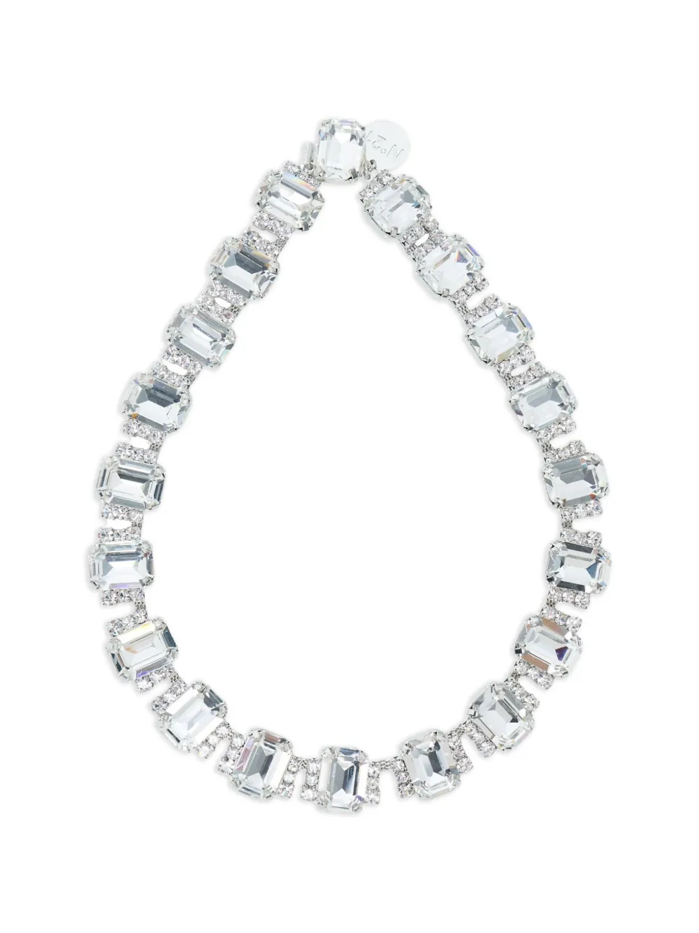 Колье с украшением из камней Nº21, серебряный
Колье с украшением из камней Nº21, серебряный