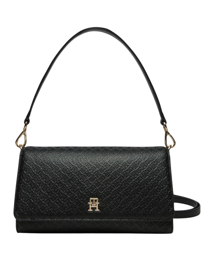 Сумка через плечо с тисненым монограммом Tommy Hilfiger, черный
Сумка через плечо с тисненым монограммом Tommy Hilfiger, черный