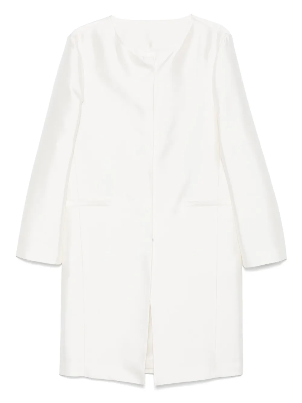 Шелковое пальто без воротника TOTEME, нейтральный
Шелковое пальто без воротника TOTEME, нейтральный