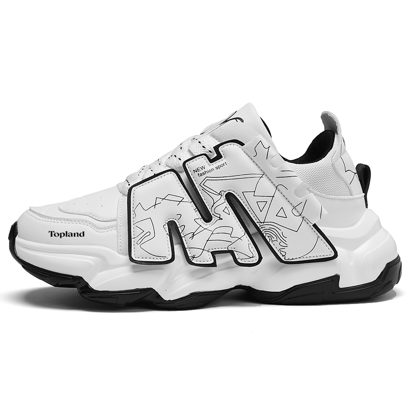 Topland Износостойкие массивные низкие кроссовки мужские бело-черные F507, цвет White Black F507
Topland Износостойкие массивные низкие кроссовки мужские бело-черные F507, цвет White Black F507