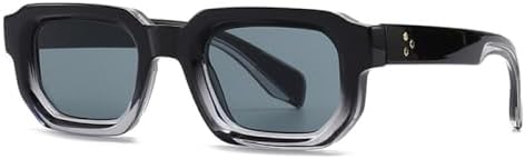 2026 Модные квадратные солнцезащитные очки с заклепками для женщин, солнцезащитные очки UV400, ретро-градиентные солнцезащитные очки для мужчин в стиле панк MTZJH, Black Blue Grey
2026 Модные квадратные солнцезащитные очки с заклепками для женщин, солнцезащитные очки UV400, ретро-градиентные солнцезащитные очки для мужчин в стиле панк MTZJH, Black Blue Grey