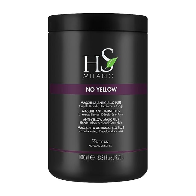 Нет желтого плюс маска для волос HS Milano, 1000 мл
Нет желтого плюс маска для волос HS Milano, 1000 мл