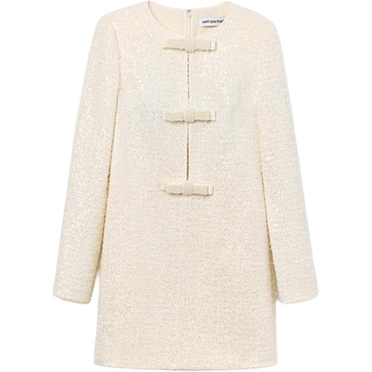 Self-portrait Женское платье с длинным рукавом цвета слоновой кости Self portrait
Self-portrait Женское платье с длинным рукавом цвета слоновой кости Self portrait