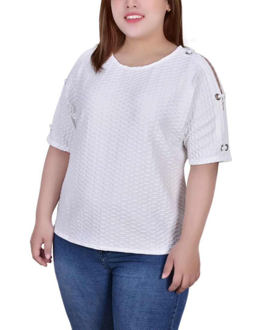 Туника большого размера с открытыми плечами и сотовым узором NY Collection, White, Белый, Туника большого размера с открытыми плечами и сотовым узором NY Collection, White
Туника большого размера с открытыми плечами и сотовым узором NY Collection, White, Белый, Туника большого размера с открытыми плечами и сотовым узором NY Collection, White