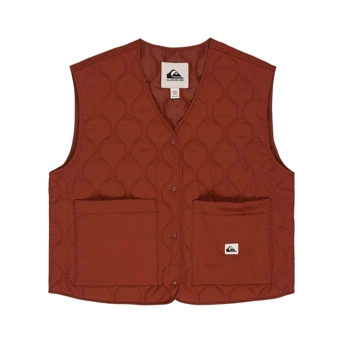 Женский стеганый жилет Kalong Quiksilver, коричневый
Женский стеганый жилет Kalong Quiksilver, коричневый