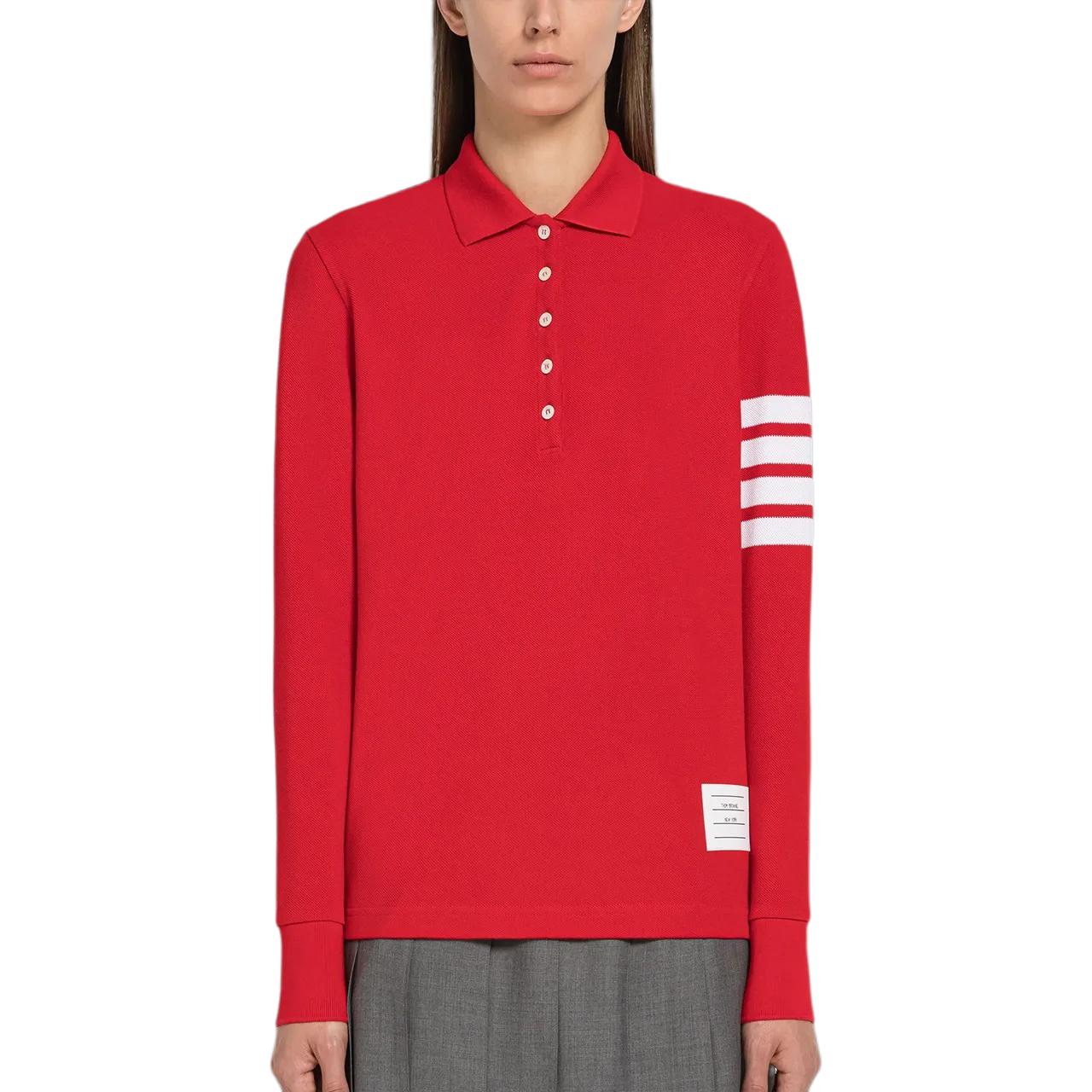 THOM BROWNE Футболка поло женская red
THOM BROWNE Футболка поло женская red
