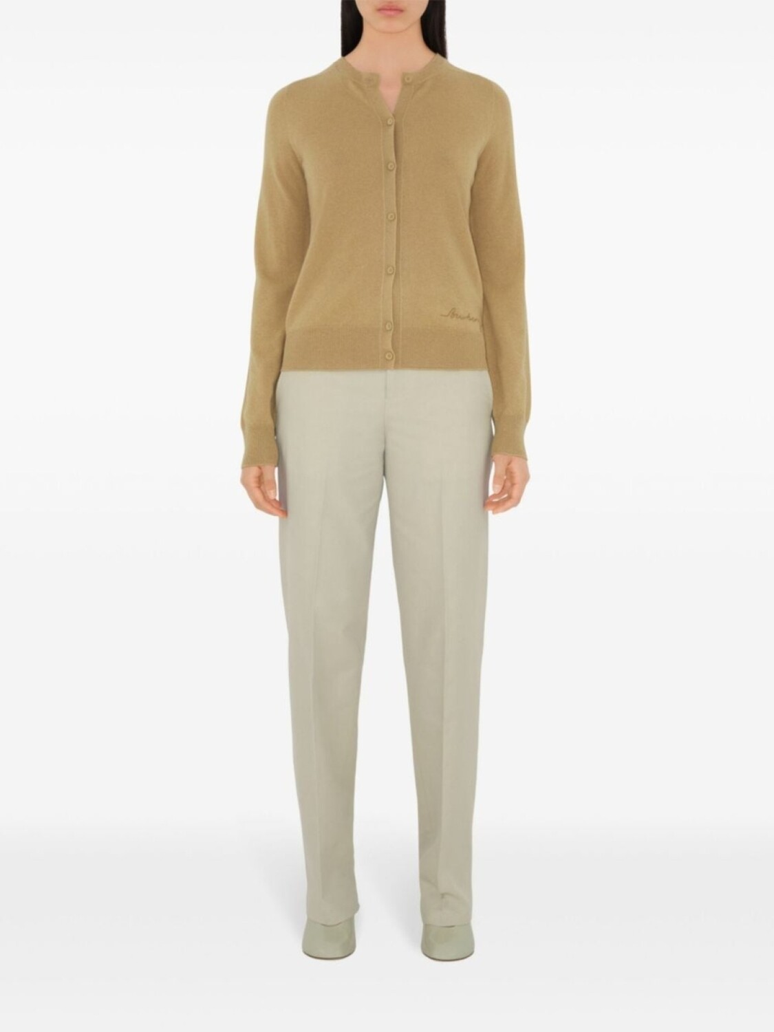 Burberry кашемировый кардиган с вышитым логотипом
Burberry кашемировый кардиган с вышитым логотипом