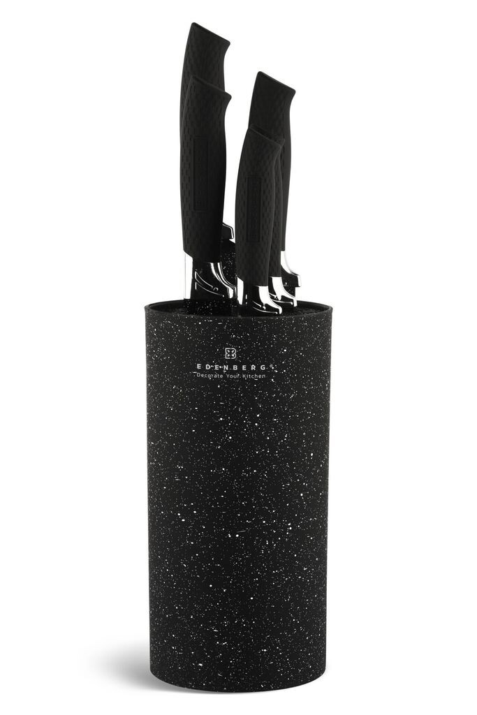 Набор ножей EDENBERG Modern black Набор блоков для ножей EB 5103B 6 предм. черный
Набор ножей EDENBERG Modern black Набор блоков для ножей EB 5103B 6 предм. черный