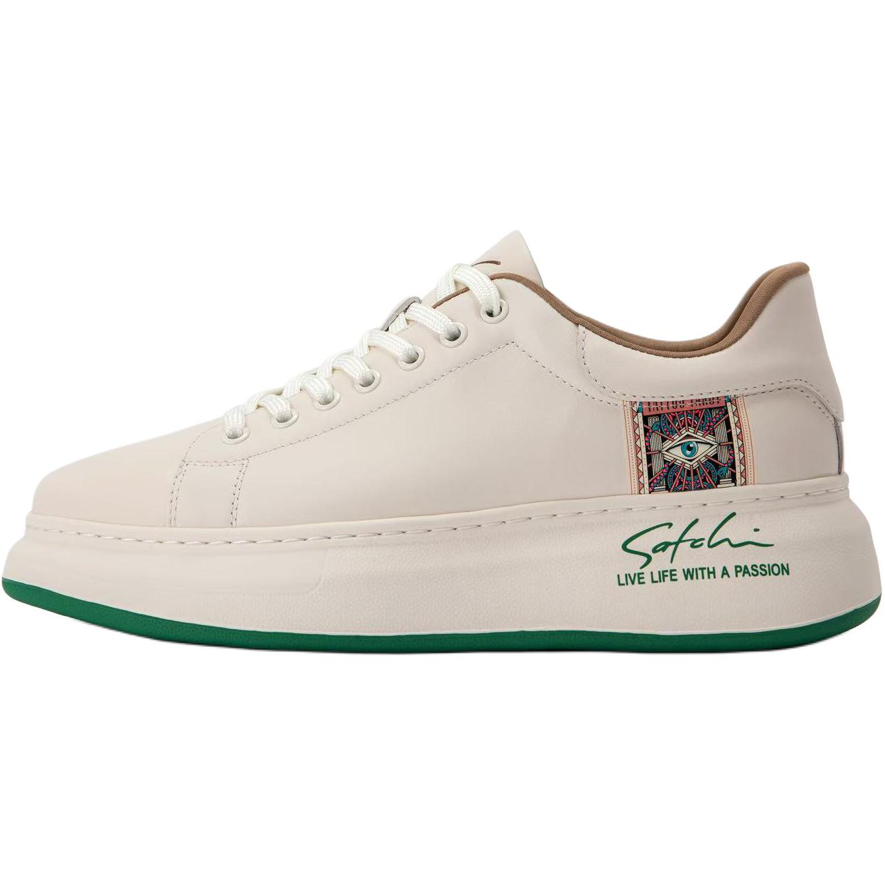 Satchi Кроссовки для скейтбординга мужские, низкие, белые
Satchi Кроссовки для скейтбординга мужские, низкие, белые