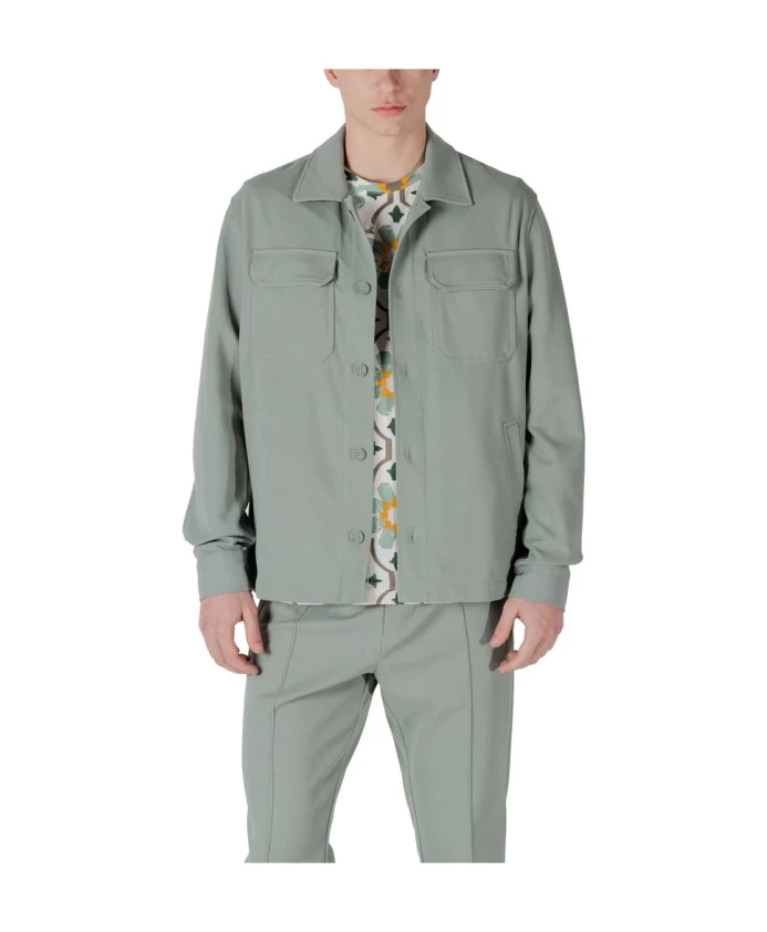 Зеленая полиэстеровая рубашка Antony Morato, серый
Зеленая полиэстеровая рубашка Antony Morato, серый