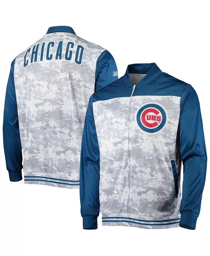Мужская камуфлированная куртка с молнией Royal Chicago Cubs Stitches
Мужская камуфлированная куртка с молнией Royal Chicago Cubs Stitches