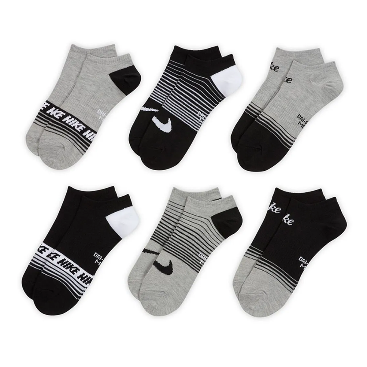 Легкие невидимые носки, 6 пар, Nike, черный
Легкие невидимые носки, 6 пар, Nike, черный