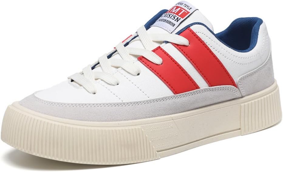 Мужские стильные кроссовки на платформе, ретро-низкие кеды Tazimall, белый/красный
Мужские стильные кроссовки на платформе, ретро-низкие кеды Tazimall, белый/красный