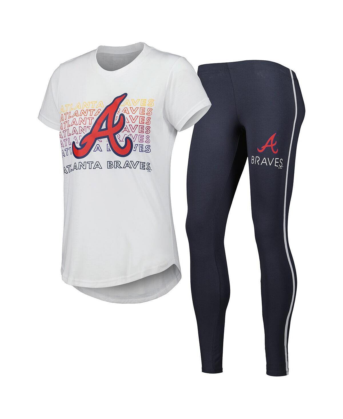 Женский темно-серый, белый комплект для сна Atlanta Braves Sonata и леггинсы Concepts Sport
Женский темно-серый, белый комплект для сна Atlanta Braves Sonata и леггинсы Concepts Sport