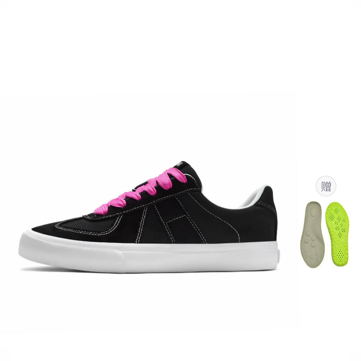 7 SEVFUN Низкие скейтерские кроссовки унисекс черные - черно-розовые (с латексными стельками), цвет Black Pink (Includes Latex Insoles)
7 SEVFUN Низкие скейтерские кроссовки унисекс черные - черно-розовые (с латексными стельками), цвет Black Pink (Includes Latex Insoles)