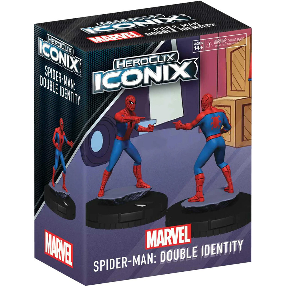 Миниатюра WizKids/NECA Marvel HeroClix: Iconix - Spider-Man Double Identity
Миниатюра WizKids/NECA Marvel HeroClix: Iconix - Spider-Man Double Identity