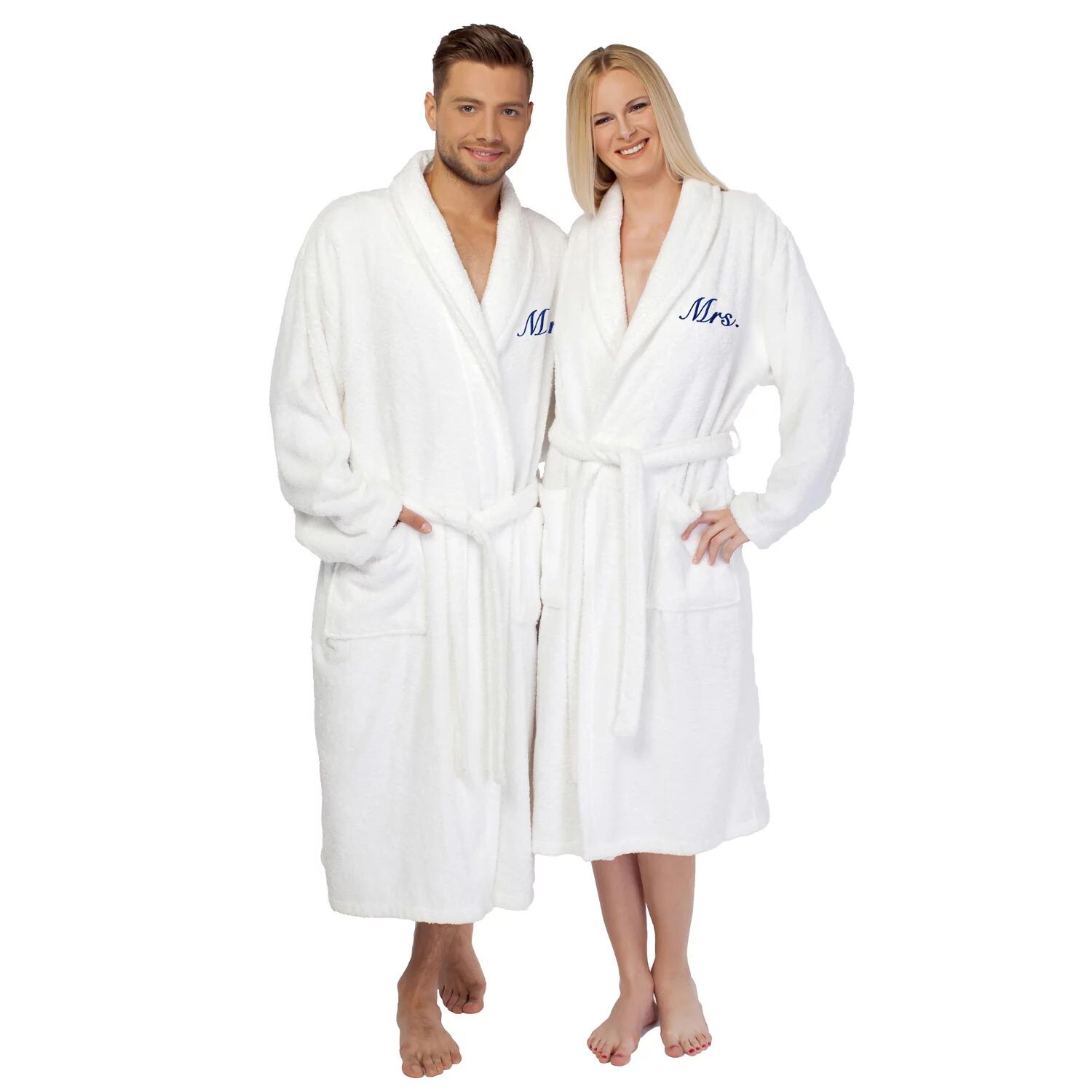 Linum Home Textiles ''Mrs.'' Махровый халат Linum Home Textiles, белый/синий
Linum Home Textiles ''Mrs.'' Махровый халат Linum Home Textiles, белый/синий