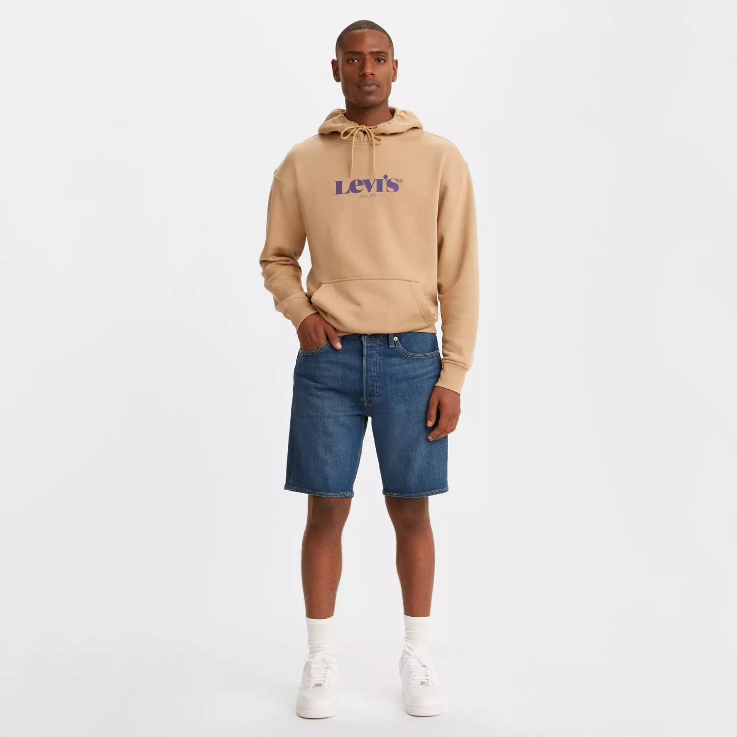 501 мужские шорты оригинального кроя длиной 9 дюймов с подшивкой Levi's, цвет Blonde Life - Dark Wash - Stretch
501 мужские шорты оригинального кроя длиной 9 дюймов с подшивкой Levi's, цвет Blonde Life - Dark Wash - Stretch