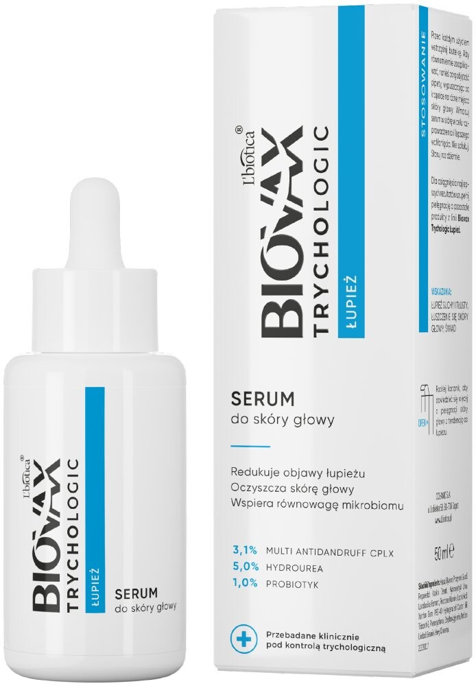 BIOVAX Trychologic, Сыворотка от перхоти для кожи головы, 50 мл
BIOVAX Trychologic, Сыворотка от перхоти для кожи головы, 50 мл