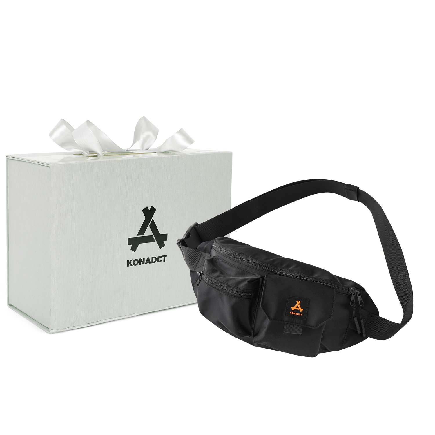 KONADCT Нейлоновая наплечная сумка Поясная сумка Кроссбоди Слинг-сумка унисекс черно-белая, Black Box
KONADCT Нейлоновая наплечная сумка Поясная сумка Кроссбоди Слинг-сумка унисекс черно-белая, Black Box