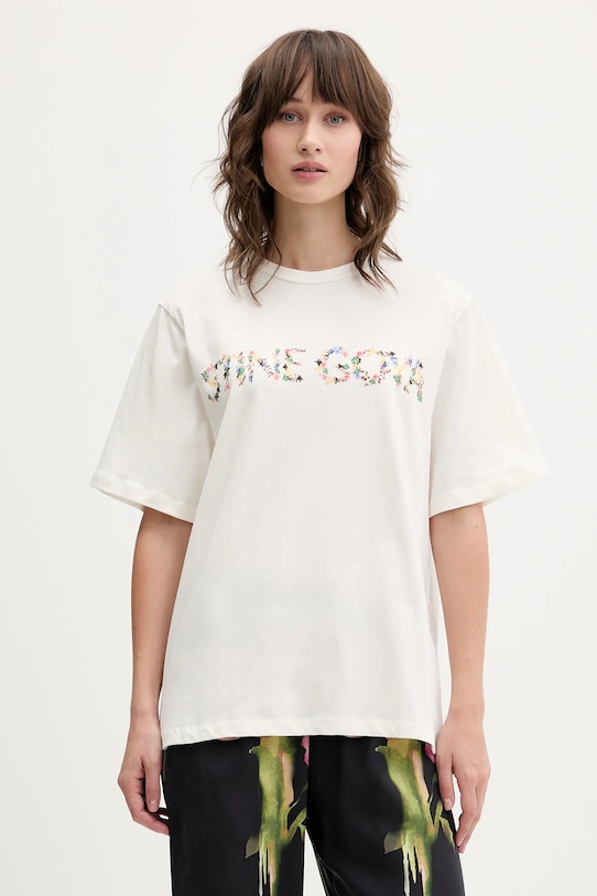 Хлопковая футболка Stine Goya, бежевый
Хлопковая футболка Stine Goya, бежевый