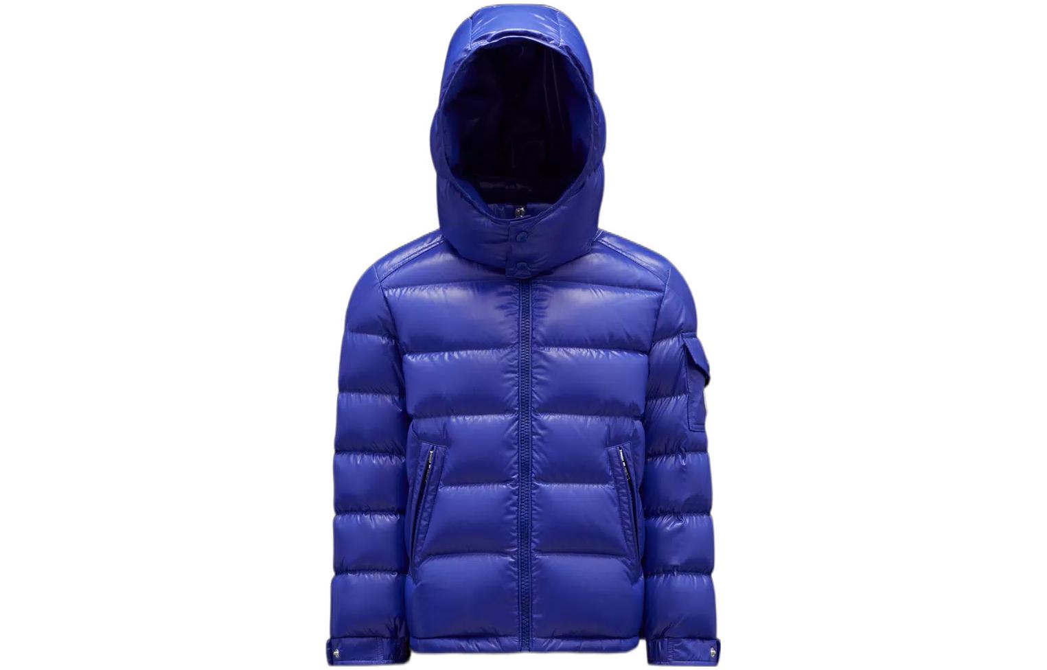 Детская пуховая куртка Moncler, синяя
Детская пуховая куртка Moncler, синяя