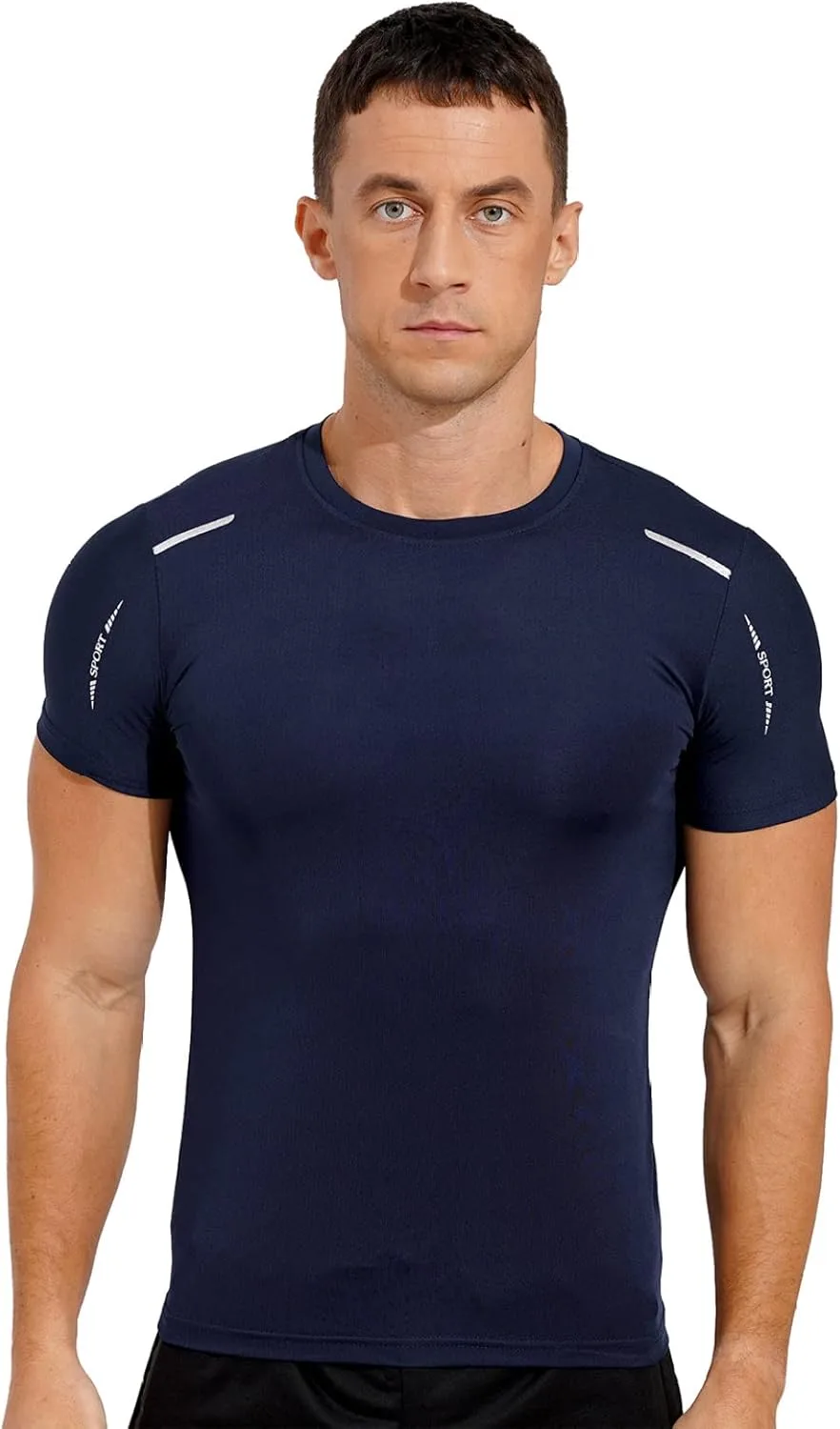 Мужская футболка с коротким рукавом для спорта и отдыха Huimingda
Мужская футболка с коротким рукавом для спорта и отдыха Huimingda