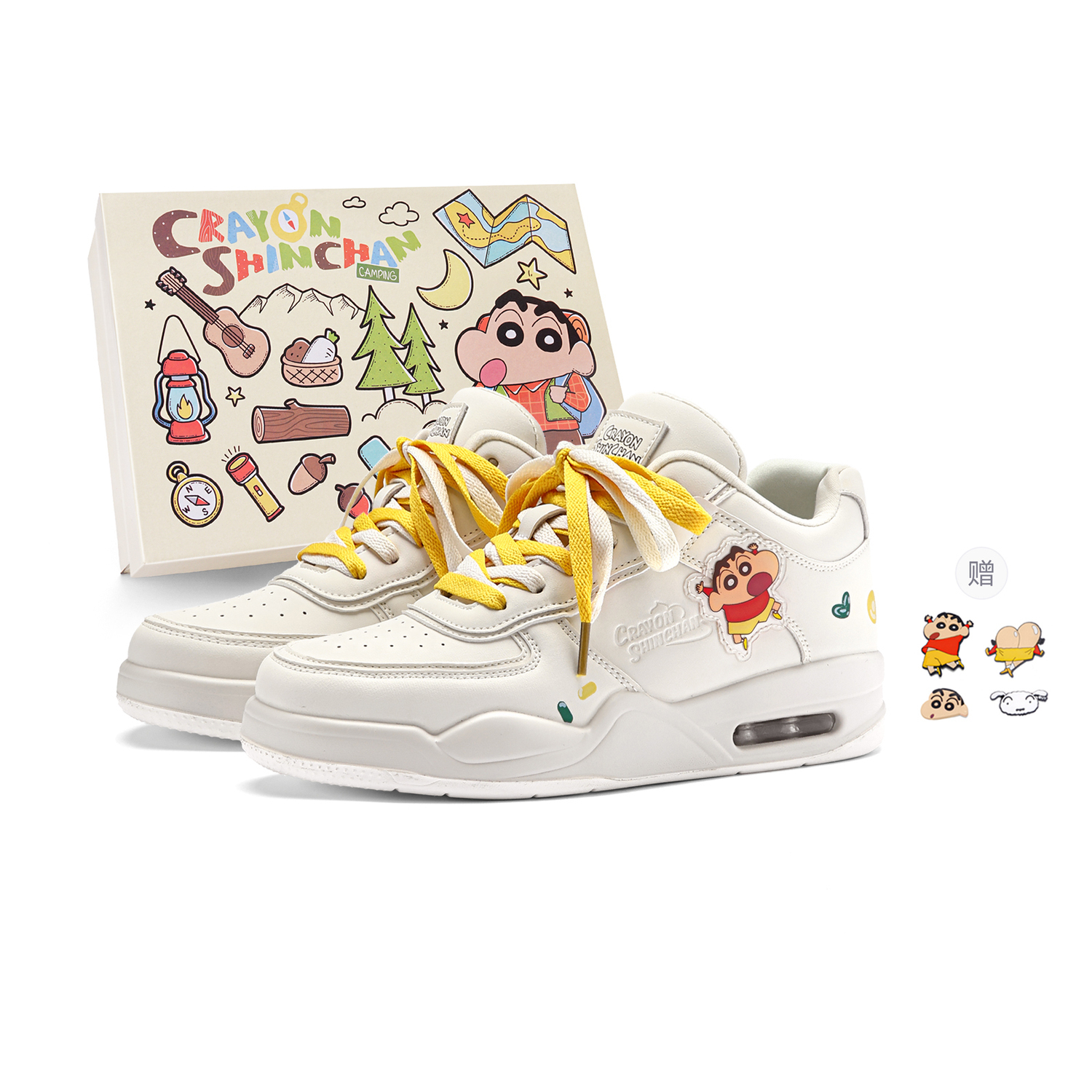 Crayon Shinchan Низкие повседневные кроссовки унисекс Vanilla Ecru с эксклюзивной коробкой и двумя случайными литыми аксессуарами
Crayon Shinchan Низкие повседневные кроссовки унисекс Vanilla Ecru с эксклюзивной коробкой и двумя случайными литыми аксессуарами