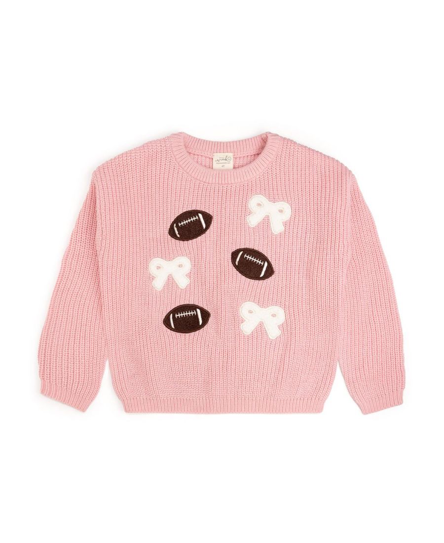 Детский вязаный свитер для девочек с футбольными бантиками Sweet Wink, Pink
Детский вязаный свитер для девочек с футбольными бантиками Sweet Wink, Pink