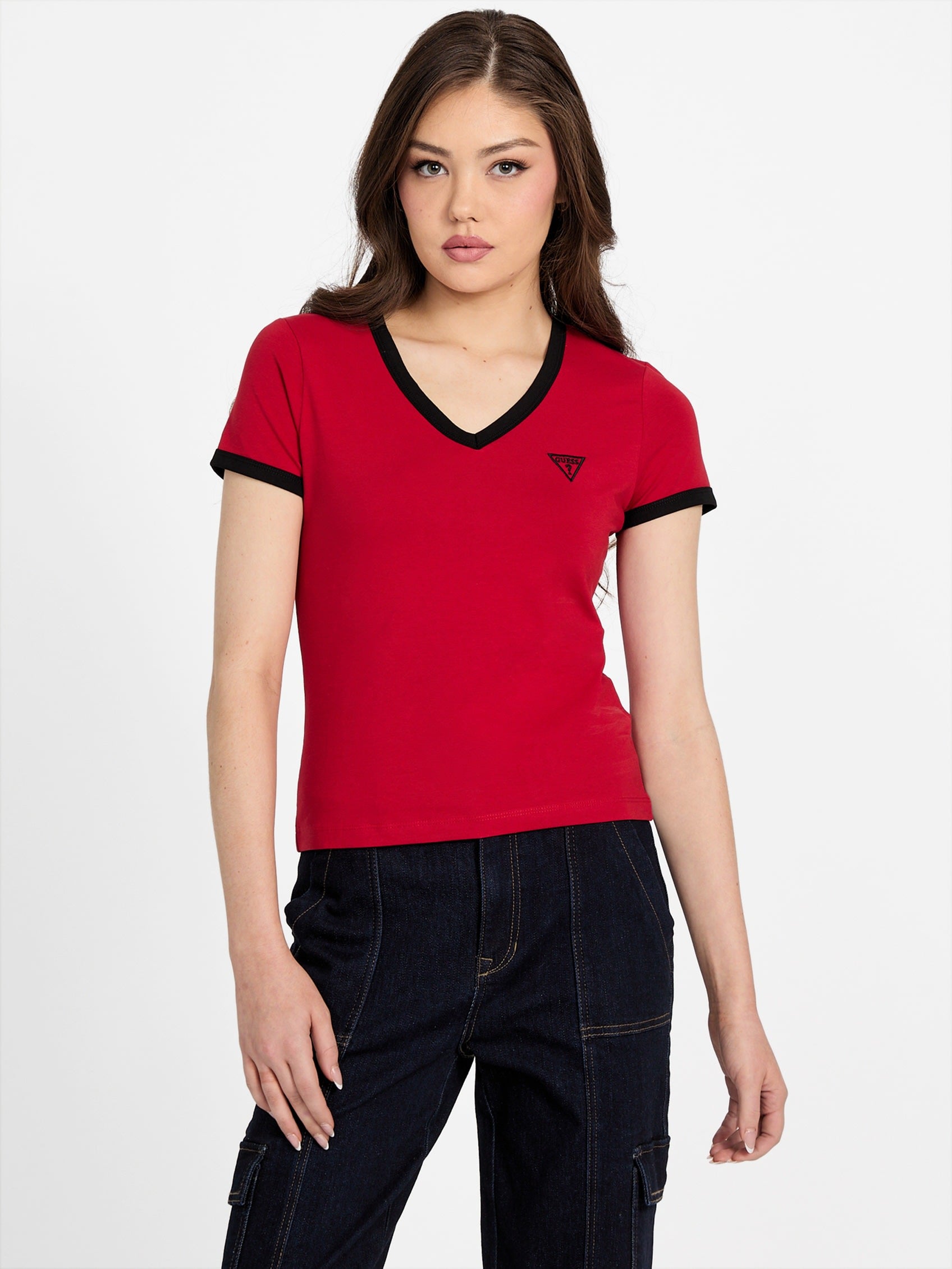 Короткий топ Guess Factory, красный
Короткий топ Guess Factory, красный