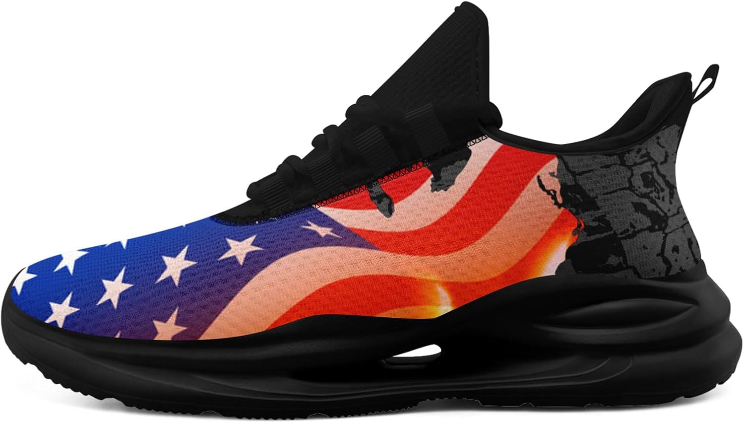 Кроссовки для мужчин и женщин, легкие спортивные с сеткой с американским флагом для тренировок, зала и тенниса Onegam, белый/черный/красный/синий
Кроссовки для мужчин и женщин, легкие спортивные с сеткой с американским флагом для тренировок, зала и тенниса Onegam, белый/черный/красный/синий