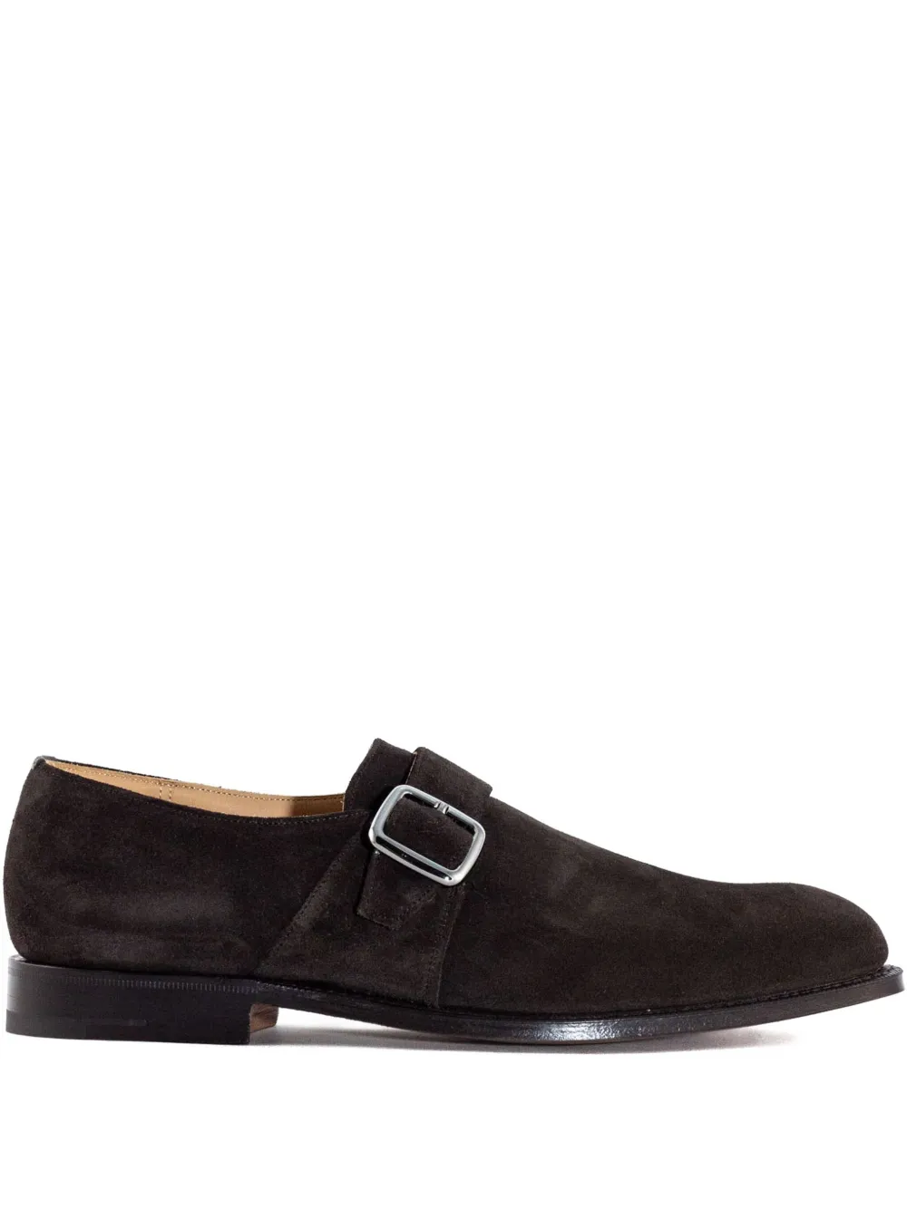 Замшевые монки с одной пряжкой Church's, коричневый
Замшевые монки с одной пряжкой Church's, коричневый