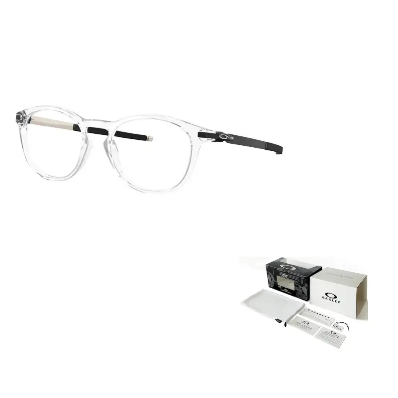 Oakley Овальная оправа для очков методом литья под давлением с памятью формы унисекс многоцветная, 8105F-03