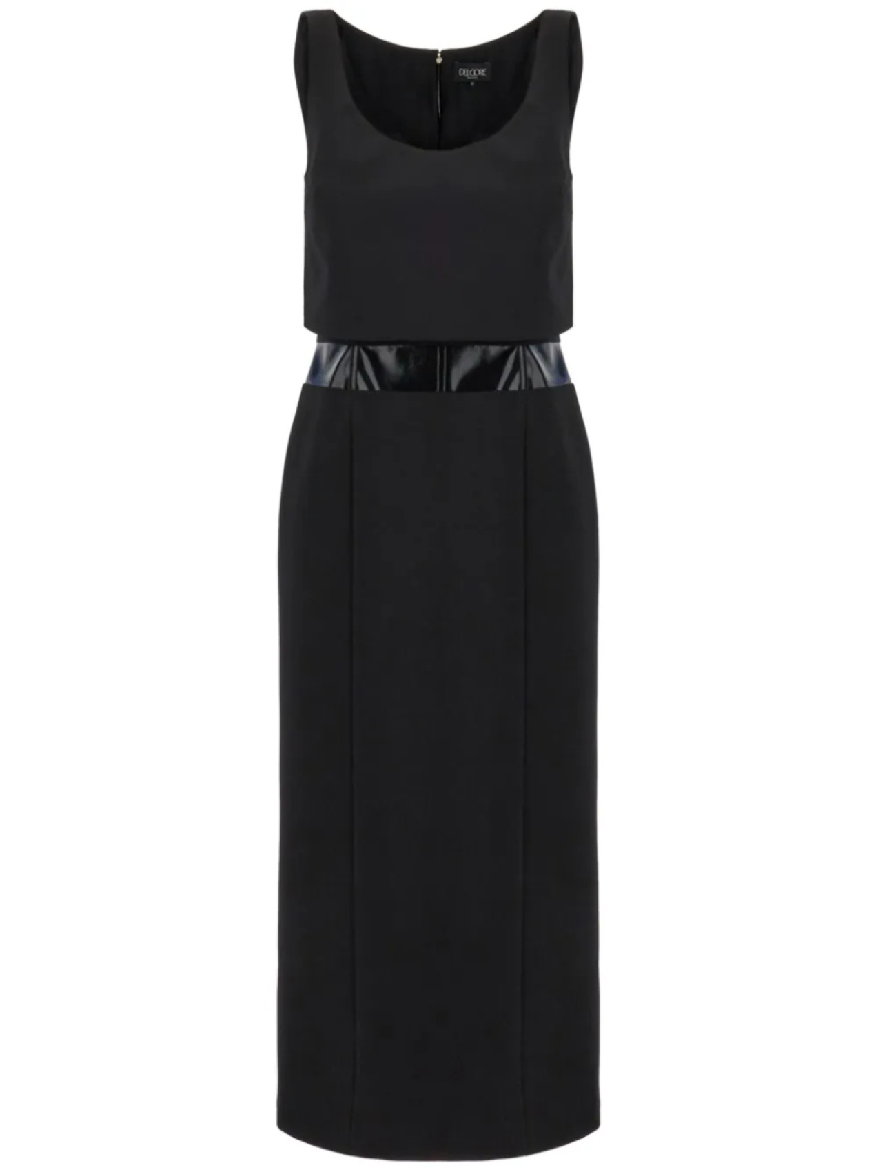 Платье-миди Del Core с контрастными вставками, черный
Платье-миди Del Core с контрастными вставками, черный