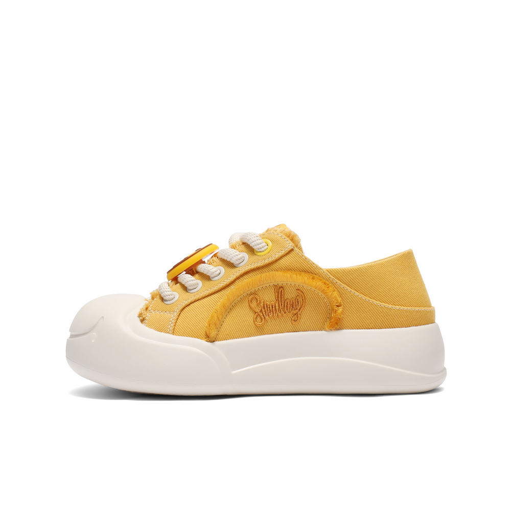 SMILEY x Противоскользящие износостойкие низкие повседневные туфли для мужчин BELLE, Yellow 
SMILEY x Противоскользящие износостойкие низкие повседневные туфли для мужчин BELLE, Yellow