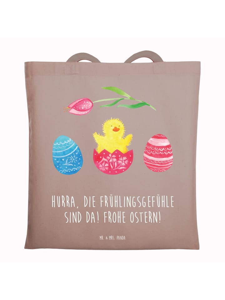 Mr. & Mrs. Panda Сумка-шоппер с изображением вылупляющегося цыпленка и надписью, выполненной в коричневых пастельных тонах
Mr. & Mrs. Panda Сумка-шоппер с изображением вылупляющегося цыпленка и надписью, выполненной в коричневых пастельных тонах