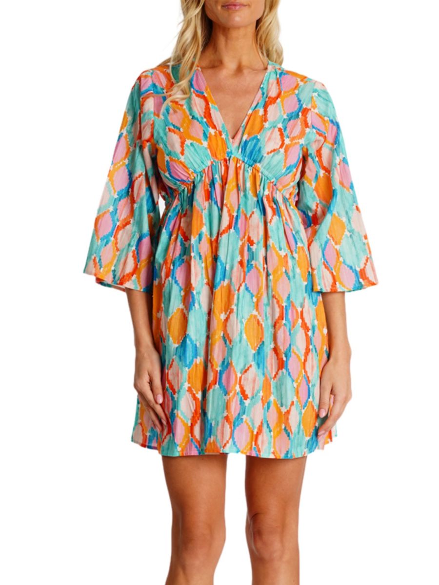 Платье-туника с абстрактным ромбовидным принтом и завышенной талией La Moda Clothing, цвет Multicolor
Платье-туника с абстрактным ромбовидным принтом и завышенной талией La Moda Clothing, цвет Multicolor