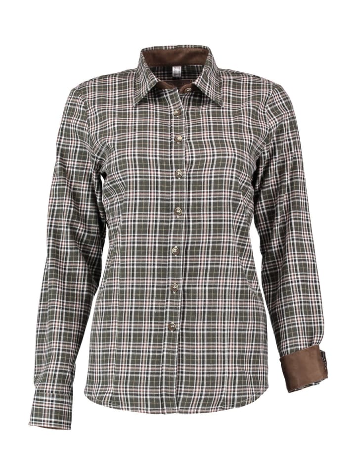 Блузка Gnabyp оливкового цвета OS-Trachten
Блузка Gnabyp оливкового цвета OS-Trachten