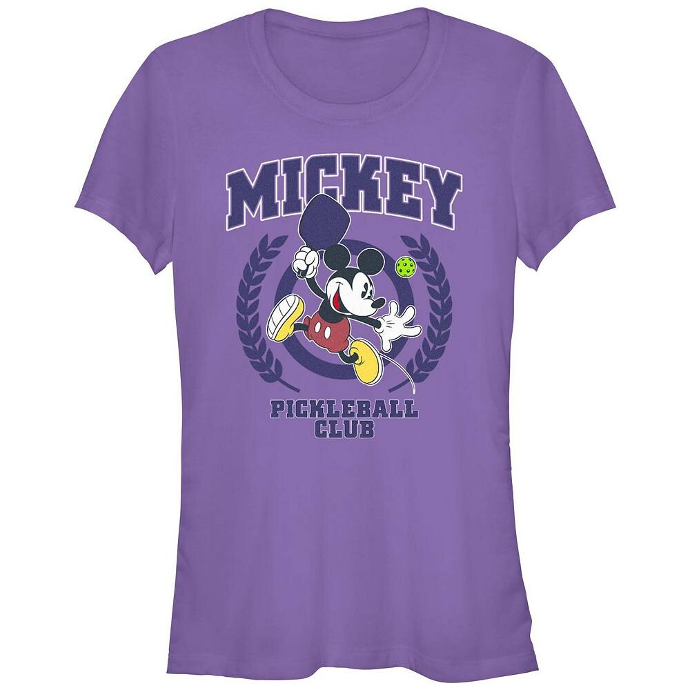 Детская футболка с рисунком Микки Мауса Пиклбола Disney's, фиолетовый 
Детская футболка с рисунком Микки Мауса Пиклбола Disney's, фиолетовый