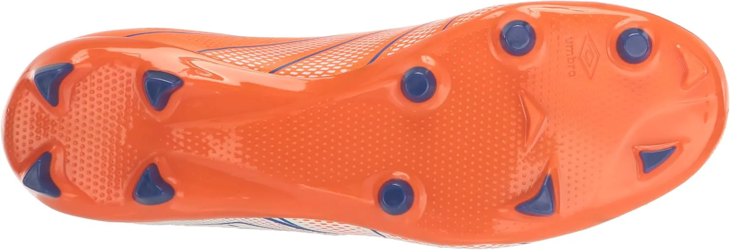 Футбольные бутсы Umbro Men's Velocita Elixir Club Fg, белый/оранжевый/синий
Футбольные бутсы Umbro Men's Velocita Elixir Club Fg, белый/оранжевый/синий