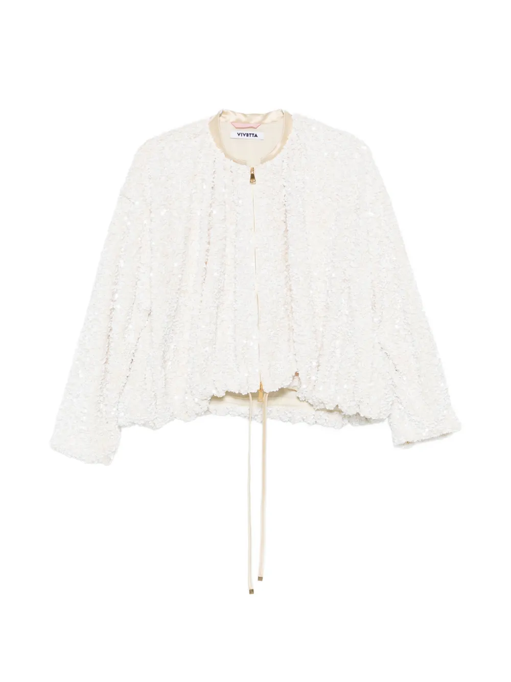 Куртка на молнии с пайетками Vivetta, белый
Куртка на молнии с пайетками Vivetta, белый